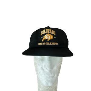 Vintage 90s Colorado Buffaloes CU Buffs Big 8 Champs Embroidered USA Hat VTG